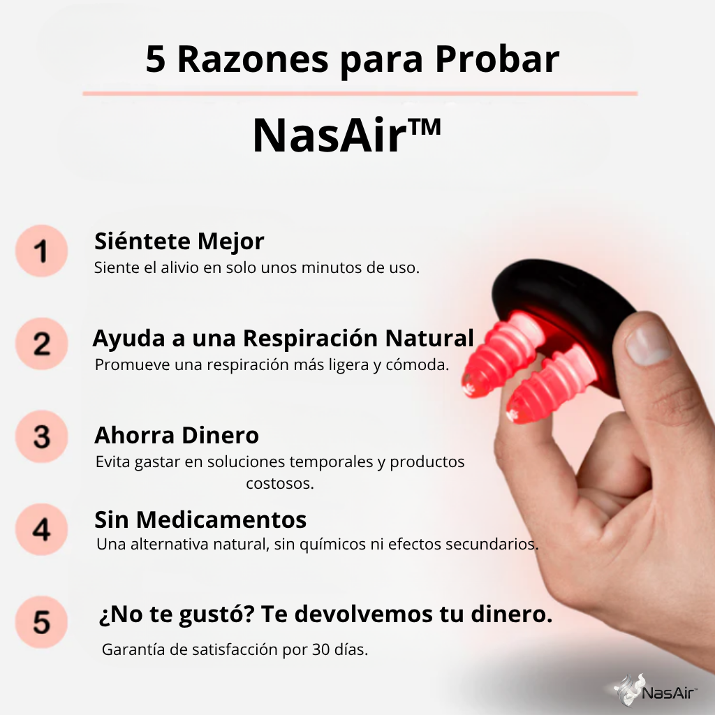 Terapia Nasal NasAir™ [Alívio rápido e natural]