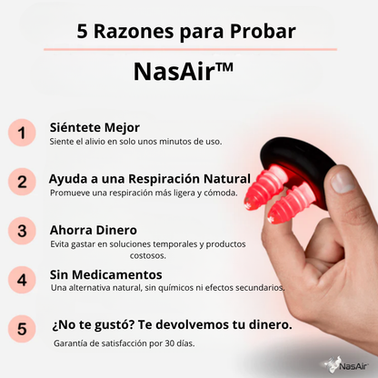 Terapia Nasal NasAir™ [Alívio rápido e natural]